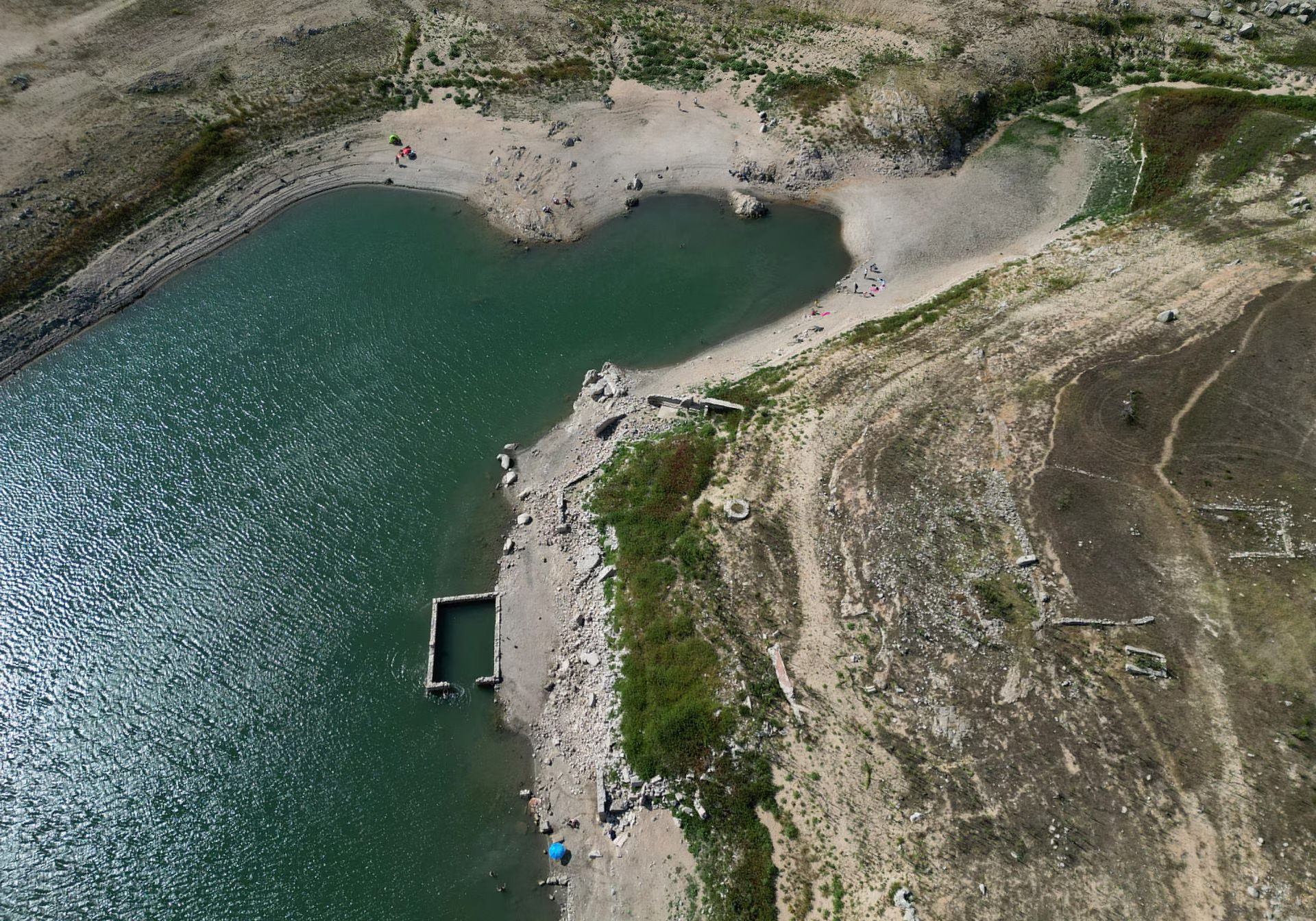 Drought's grip: Spain's Darnius Boadella reservoir stark reminder of escalating water crisis 